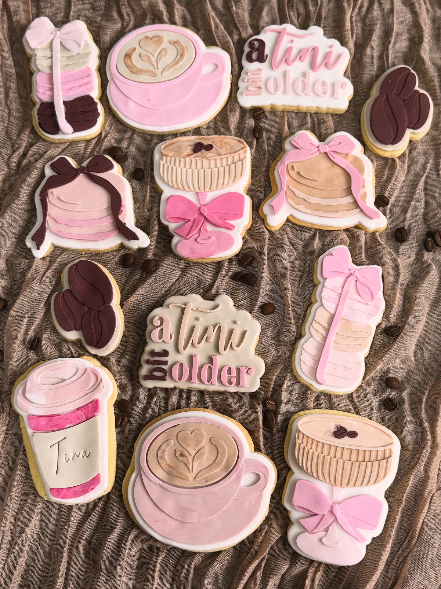 A Tini Bit Older Birthday Themed Cookies