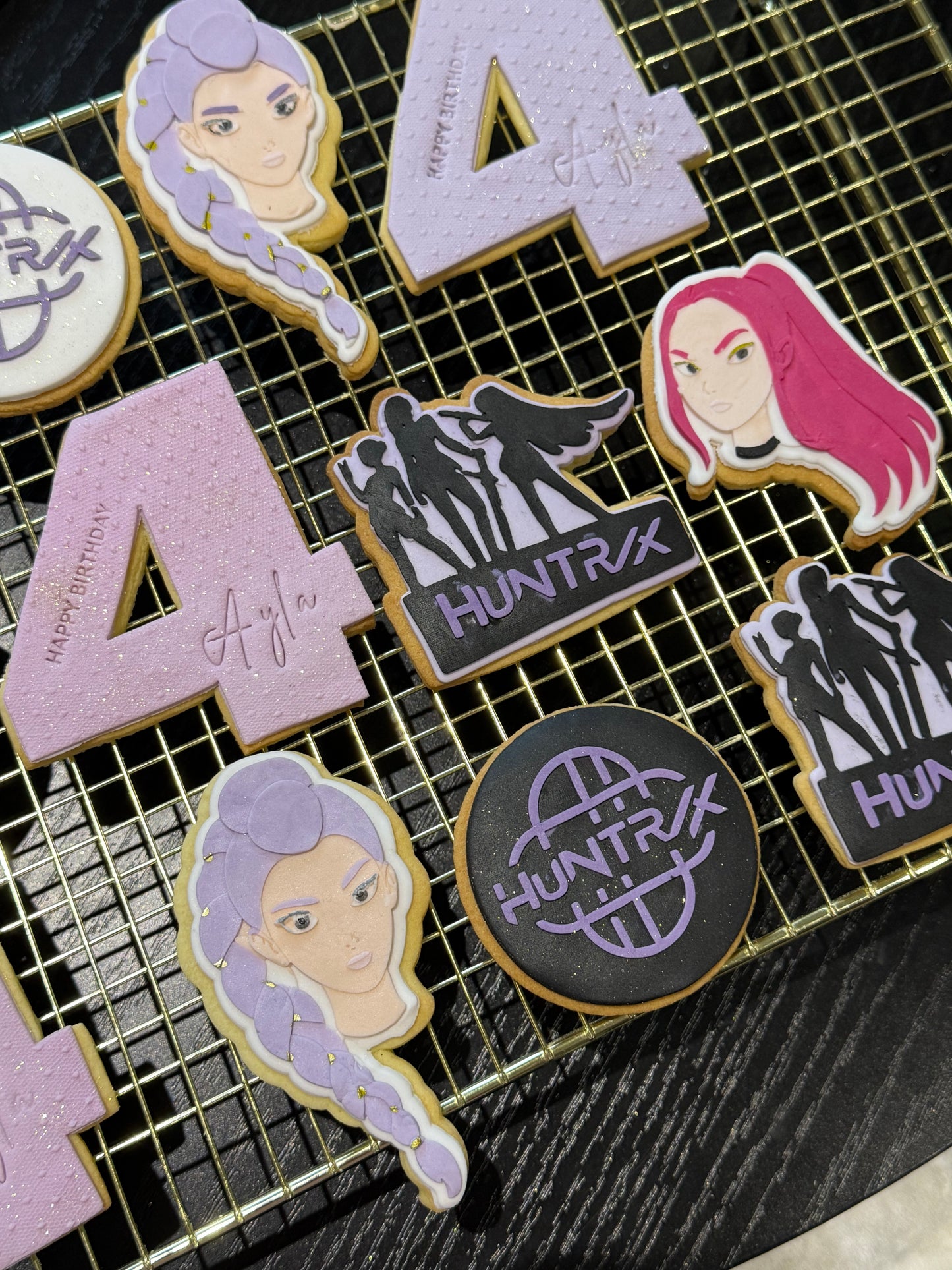 KPop Demon Hunters Themed Cookies