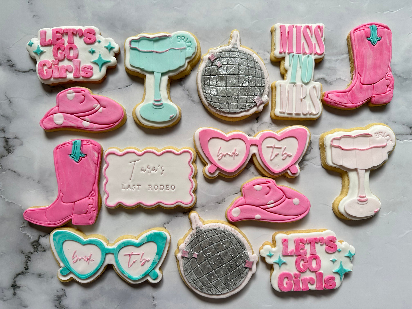 Last Rodeo Bridal Shower Cookies