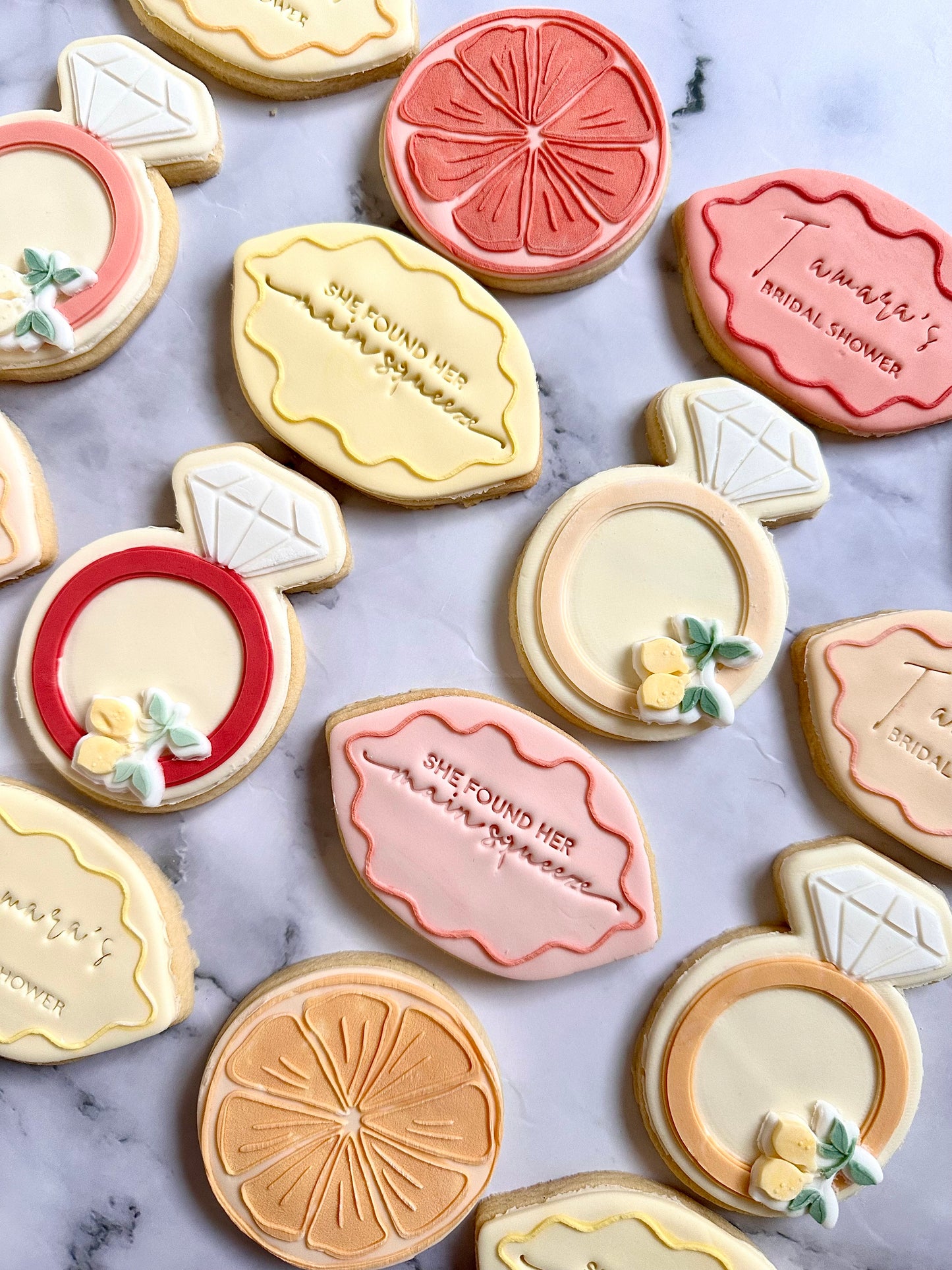 She Found Her Main Squeeze Bridal Shower Cookies