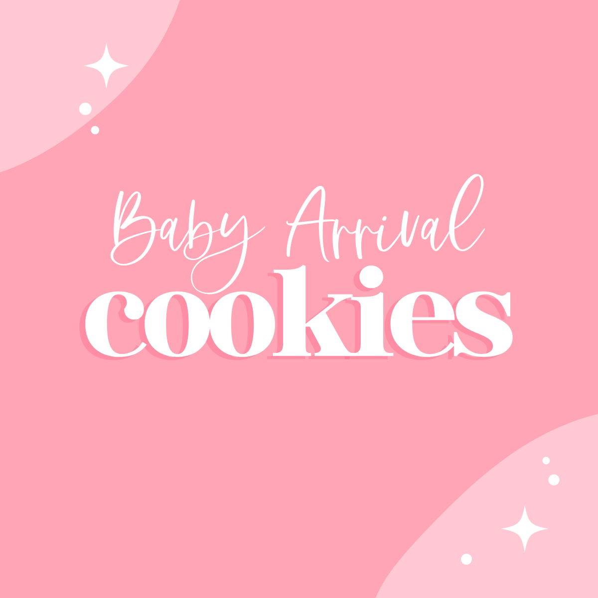 Baby Arrival Cookies