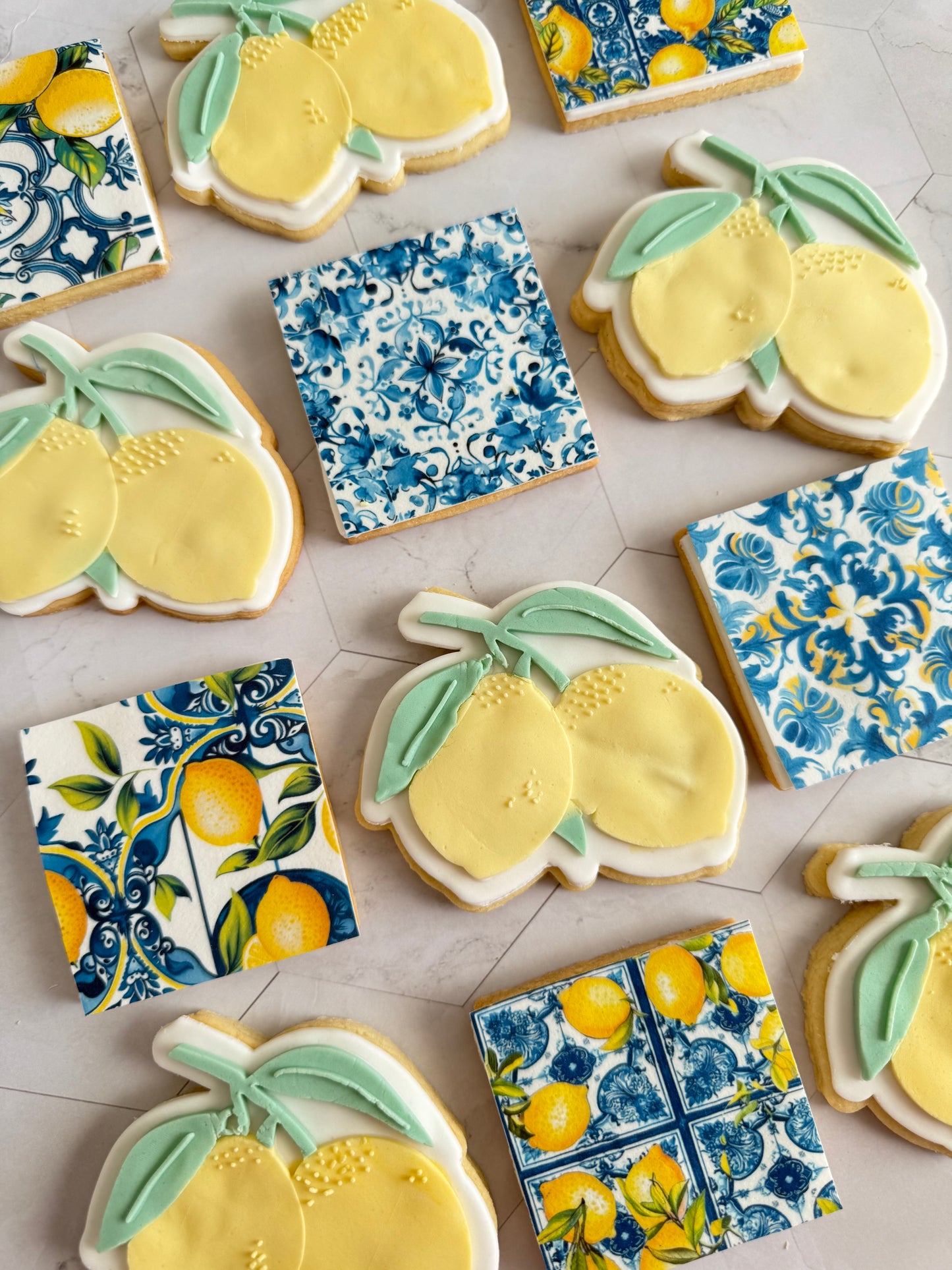 Positano Themed Bridal Shower/Hens Cookies