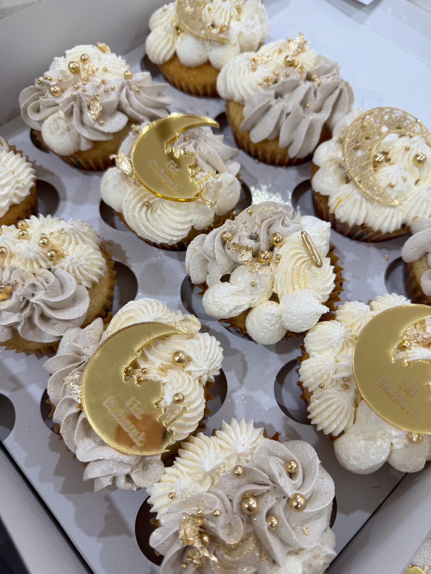 Ramadan/Eid Vanilla Cupcakes