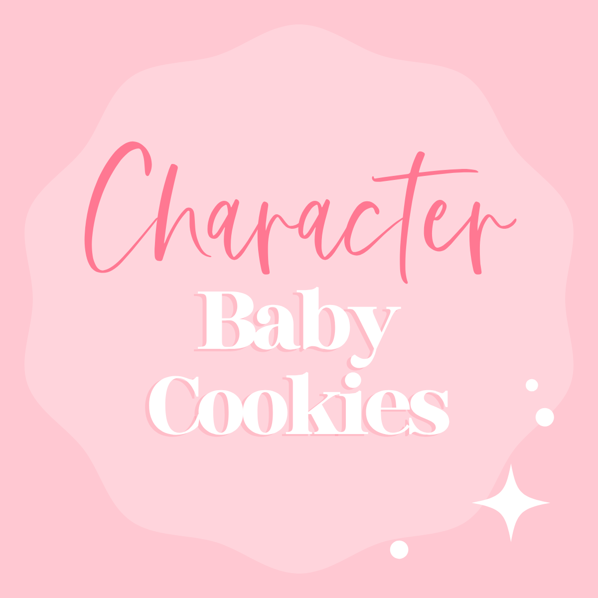 Character Baby Arrival Theme Cookies