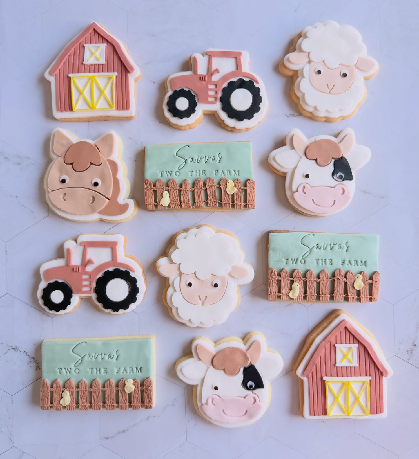 Farm Birthday Cookies
