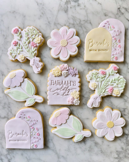 Floral Bridal Shower Cookies