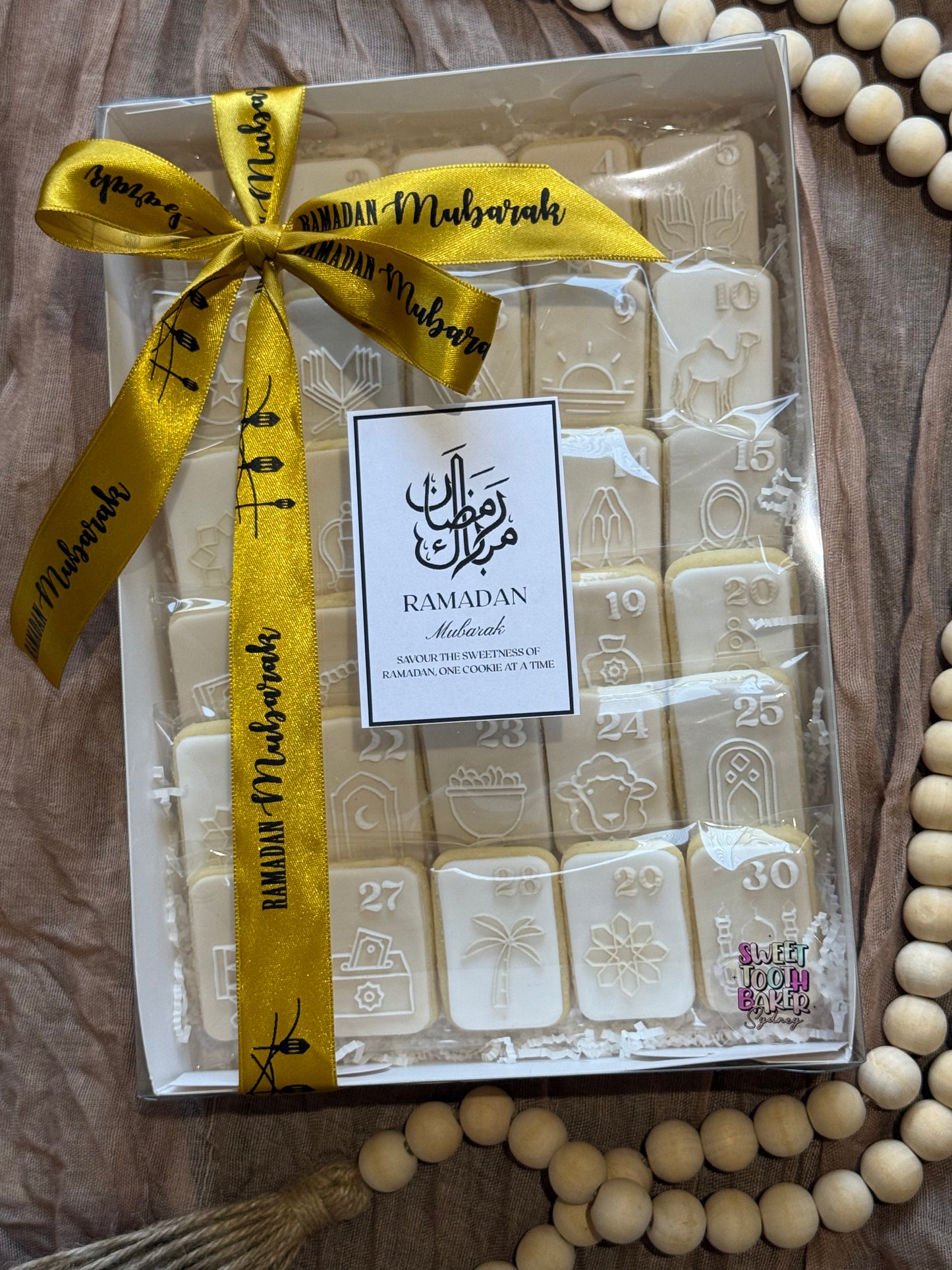 2026 Ramadan Countdown Calendar Cookies