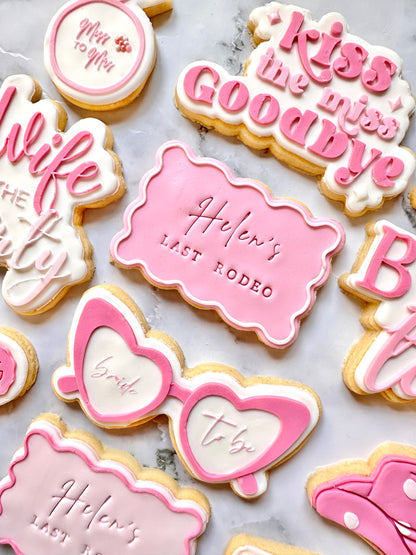 Luxe Set of Bridal Shower Cookies